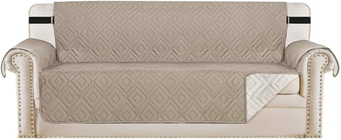 H.VERSAILTEX Reversible Sofa Slipcover Furniture Protector Water Resistant 2" by HVERSAILTEX