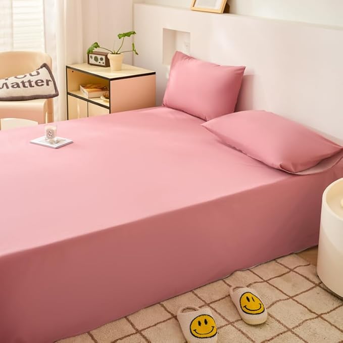WenBags Lightweight Waterproof Flat Sheet 70 * 90 Inches Queen Size-Mattress - Image 3