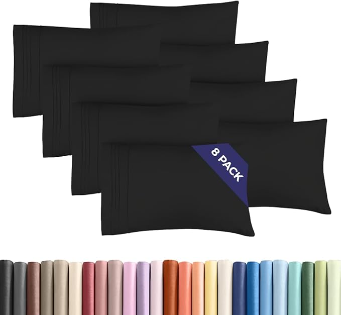 Standard Pillow Cases Set of 8 by CGKUnlimited