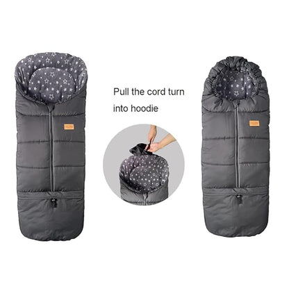 0-5T Length Ajustable Waterproof Stroller Winter Cover - Image 7