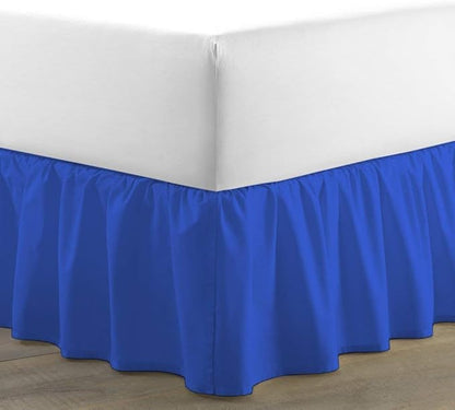 Ruffled Bed Skirt 12 Inch Drop Dust Ruffle by Unknown