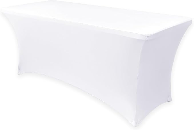 Obstal Spandex Table Cover 8ft Fitted Tablecloth Rectangular by Obstal