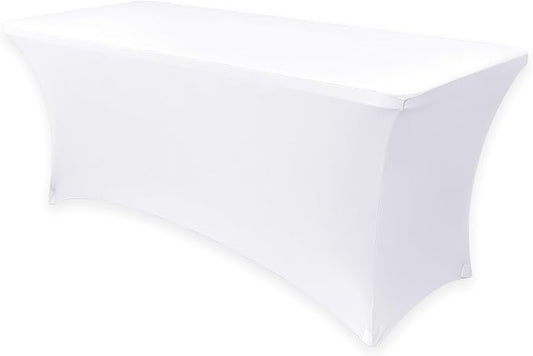 Obstal Spandex Table Cover 8ft Fitted Tablecloth Rectangular by Obstal