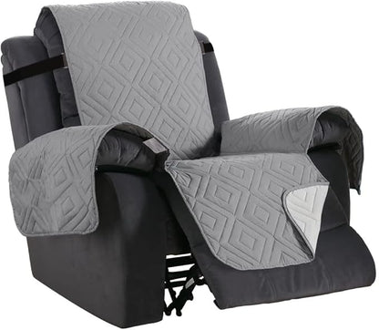 H.VERSAILTEX Reversible Quilted Recliner Covers Water Resistant Furniture by HVERSAILTEX