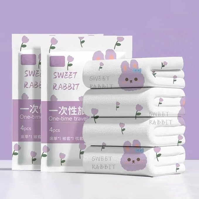 E I F E R Disposable Bed Sheets Fitted Sheet, Disposable Travel Sheets by E+I+F+E+R