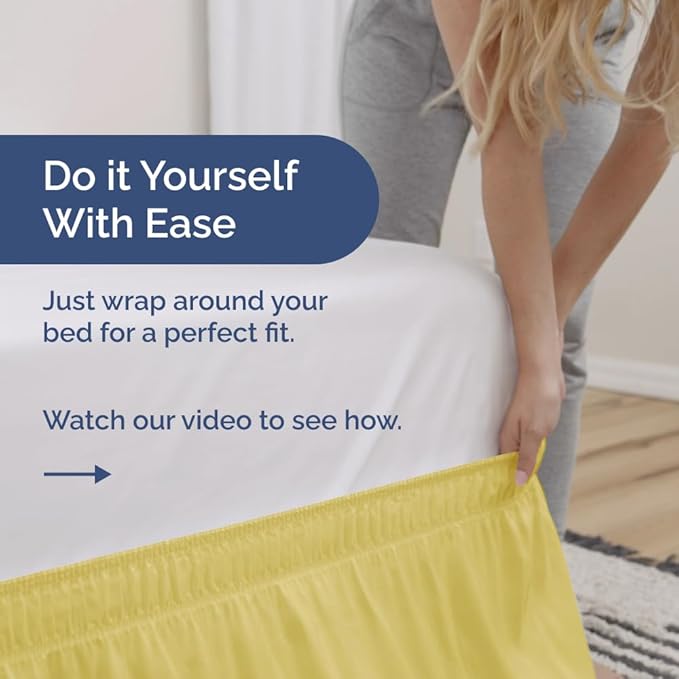 Wrap Around Dust Ruffle Bed Skirt - Image 3