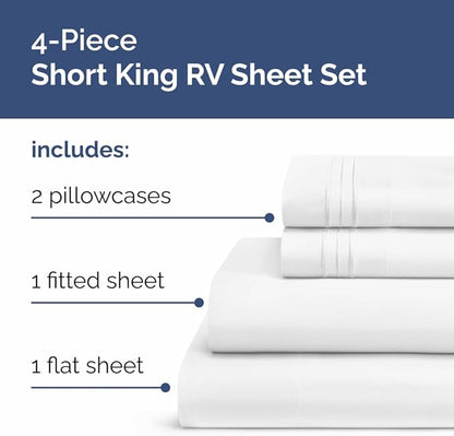 RV Short King Sheets 72 X 75 – RV Short King Sheets 8” to 12" Deep Pocket - Image 2