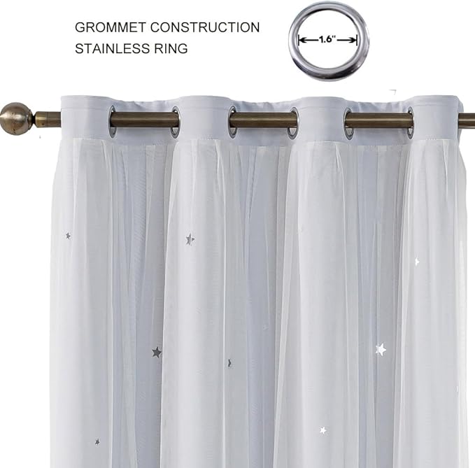 Ombre Rainbow Blackout Curtains - Image 2
