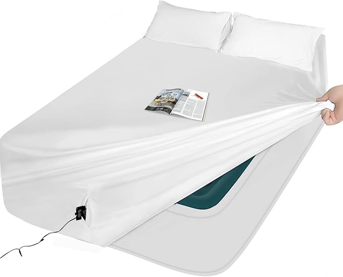 White Air Mattress Sheets by AEHISDHIE