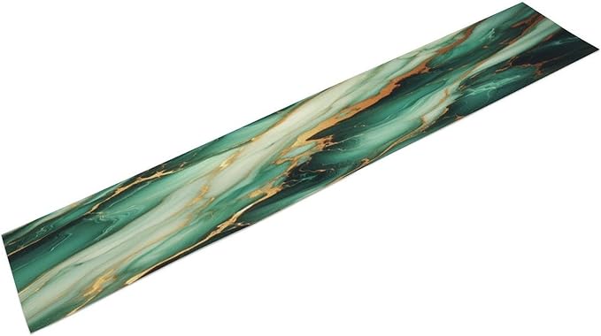 Marble Print Table Runner, Modern Fashion Style Abstract Table Runner - Image 2