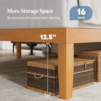 olixis 14 inch twin size bed frame, platform, package contents