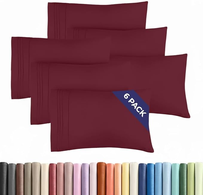 King Pillow Cases Set of 6 by CGKUnlimited