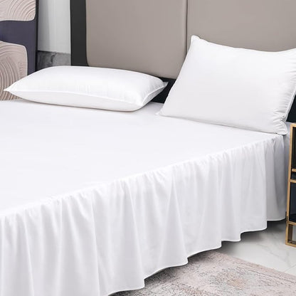 TSUTOMI Bed Skirt King Size Ruffled Bed Skirt - Image 3