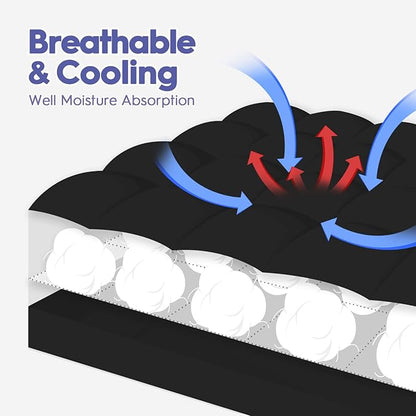 ABENE Mattress Topper Twin for Back Pain Relief, Extra Thick Mattress Pad - Image 3