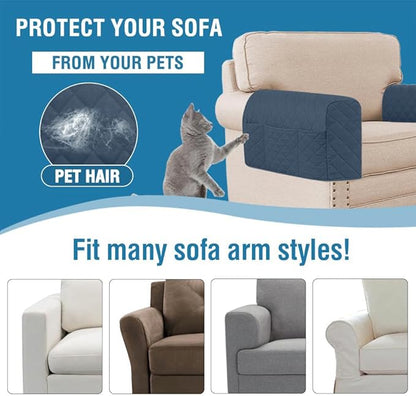 2 Pack Water Resistant Armrest Covers - Image 6