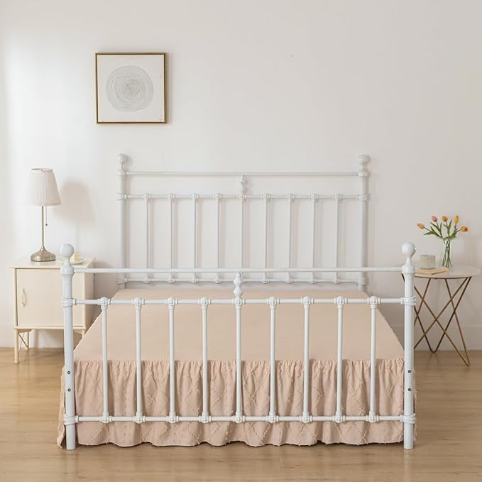 Bed Skirt Queen Size Ruffled Bed Skirt - Image 3