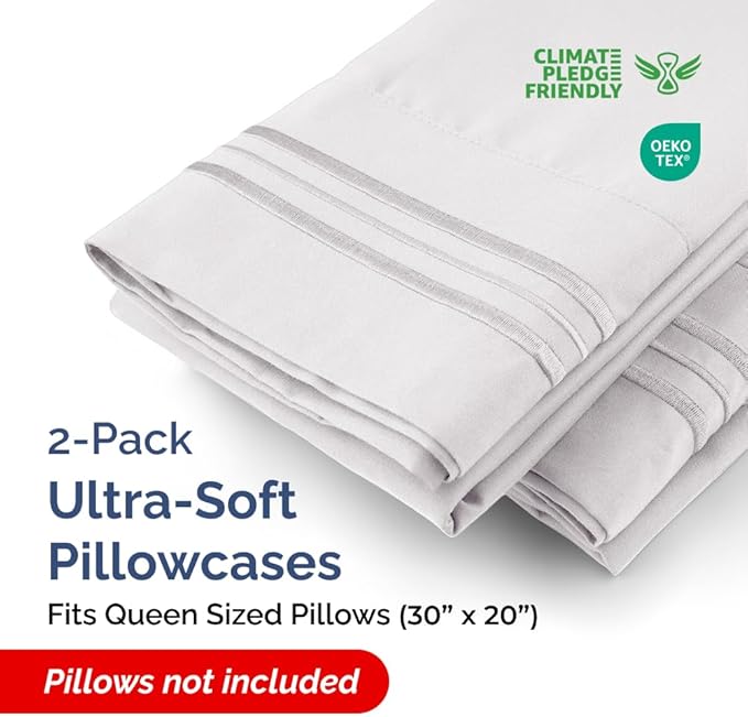 Queen Pillow Cases Set of 2 - Image 2
