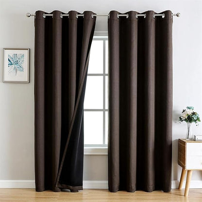 G2000 100% Blackout Curtains for Bedroom Living Room Curtains 84 Inches Long - Image 9