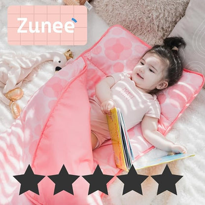 Toddler Nap Mat with Removable Pillow and Blanket - Image 7