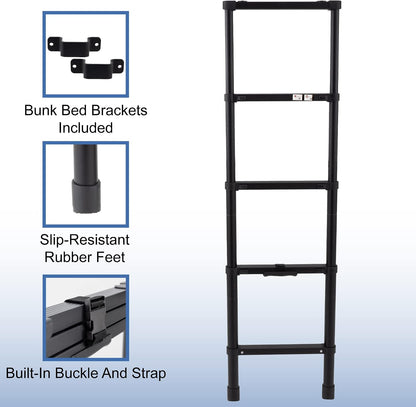 recpro rv telescoping bunk bed ladder | includes, side view