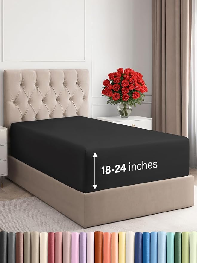Extra Deep Twin XL Fitted Sheet by CGKUnlimited