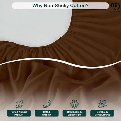 NON Sticky cotton Full Size Sleeper Sofa Sheets, 4 Piece Egyptian Cotton Bed - Image 4