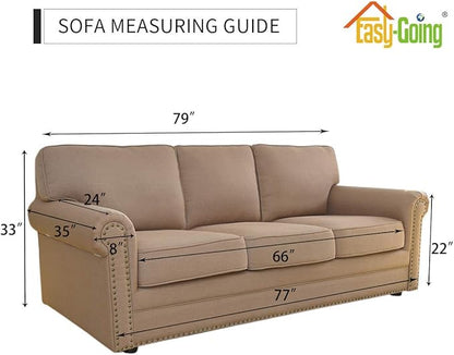 Easy-Going Stretch Sofa Slipcover 1-Piece Sofa Cover Furniture Protector Couch - Image 5