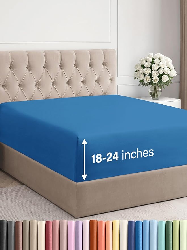 Extra Deep Queen Fitted Sheet by CGKUnlimited