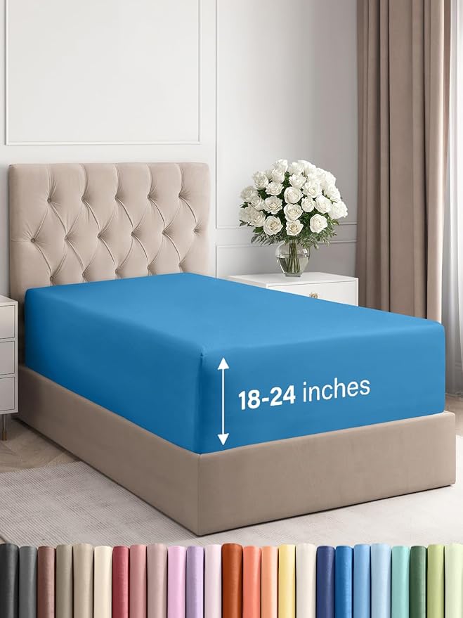 Extra Deep Twin XL Fitted Sheet by CGKUnlimited