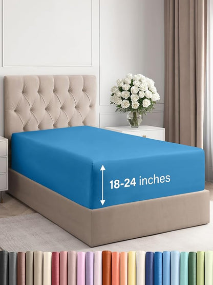 Extra Deep Twin Fitted Sheet by CGKUnlimited