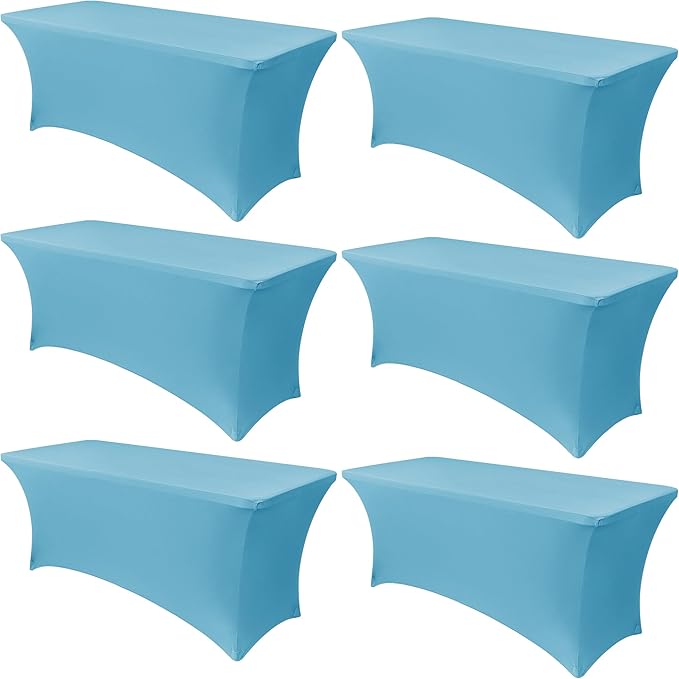 Obstal 6 Pack Stretch Spandex Table Covers by Obstal