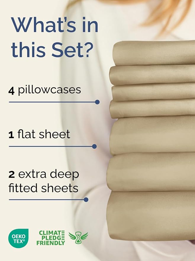 Extra Deep Split King Sheet Set - Image 2