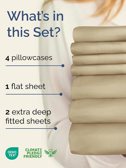 Extra Deep Split King Sheet Set - Image 2