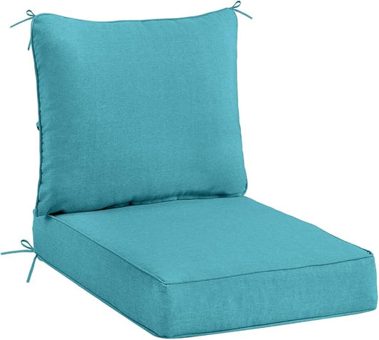 Sundale Outdoor Olefin Deep Seat Cushion, Patio Chair Cushion and Pillow by SundaleOutdoor