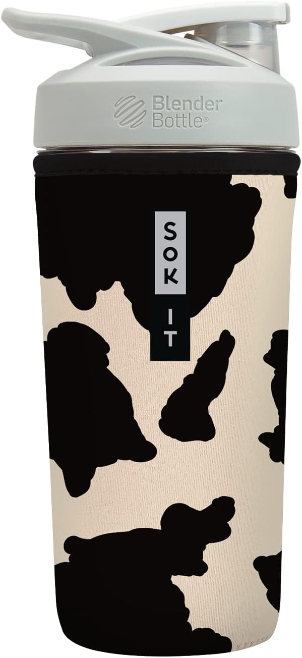 Sok It BotlSok Protein Blender Shaker Bottle Sleeve Insulated Neoprene Cover by SokIt