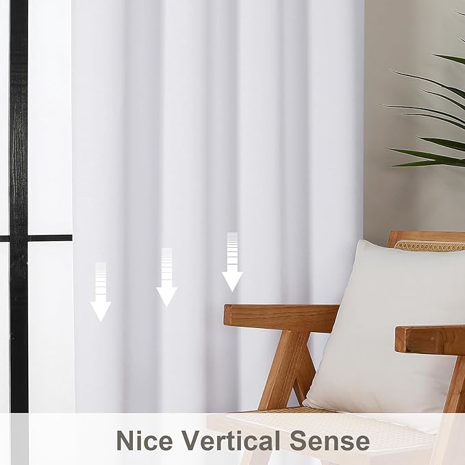 Gwine Short Curtains for Bedroom 45 Inches Long, Short Half Window Kitchen - Image 4