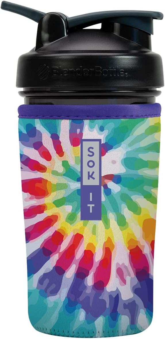 Sok It BotlSok Protein Blender Shaker Bottle Sleeve Insulated Neoprene Cover by SokIt