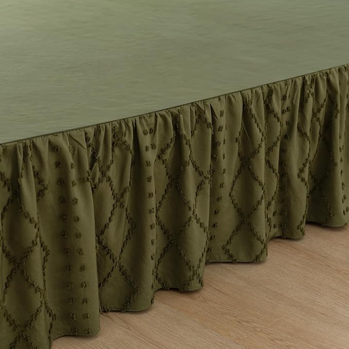 Bed Skirt Full Size Ruffled Bed Skirt - Image 6