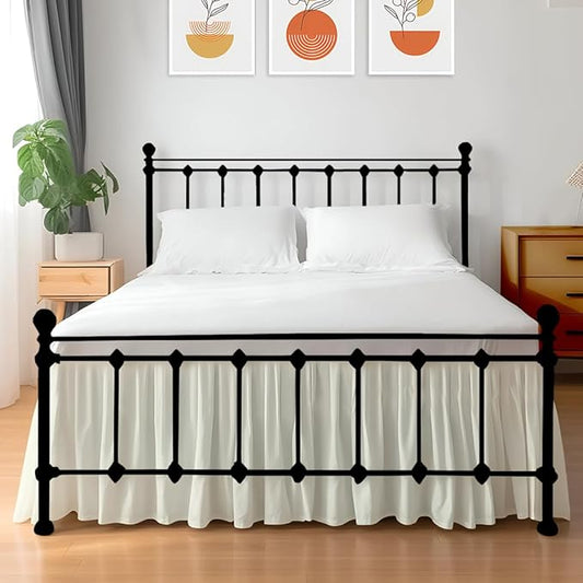 Shreem Linen Ruffled Bed Skirt by SHREEM+LINEN