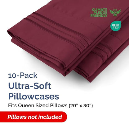 Queen Pillow Cases Set of 10 - Image 2