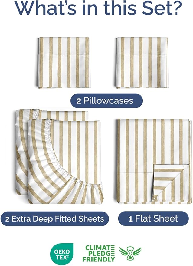 Extra Deep Split King Sheet Set - Image 2