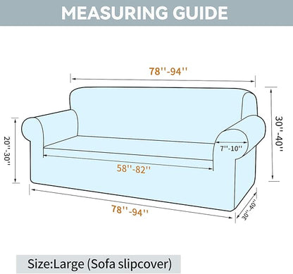 LURKA Stretch Sofa Slipcovers 1 Piece Couch Covers - Image 6