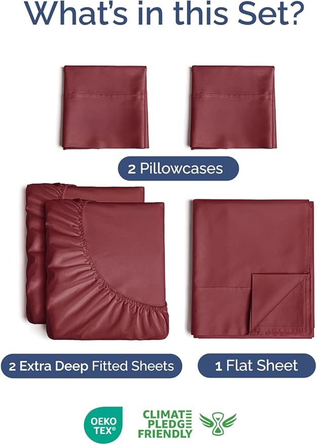 Extra Deep Pocket Split King Sheets - Image 2