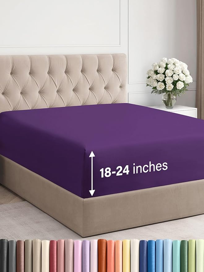 Extra Deep King Fitted Sheet by CGKUnlimited