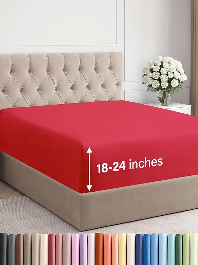 Extra Deep King Fitted Sheet by CGKUnlimited