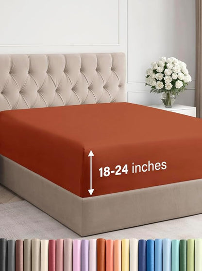 Extra Deep Cal King Fitted Sheet by CGKUnlimited