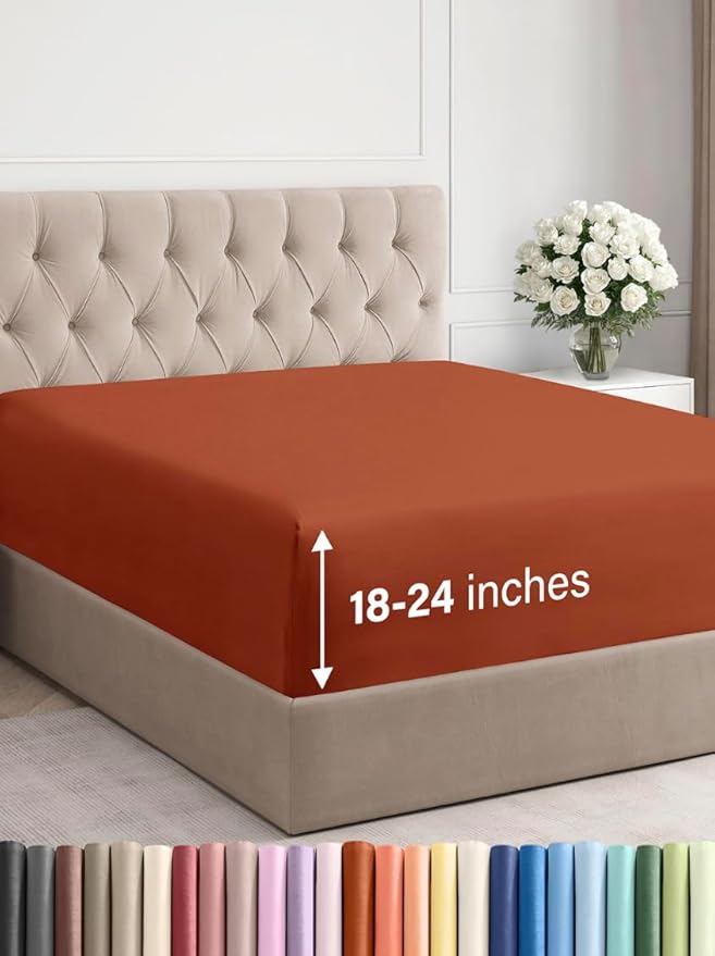 Extra Deep Queen Fitted Sheet by CGKUnlimited