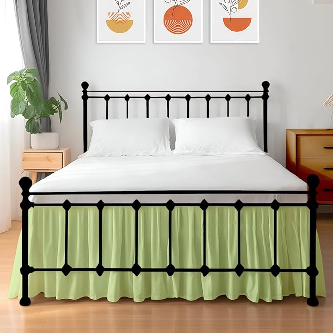 Shreem Linen Ruffled Bed Skirt by SHREEM+LINEN