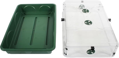 EarlyGrow 95457 24" x 15" x 16.75" Domed Propagator, 3 Side Extenders and - Image 2