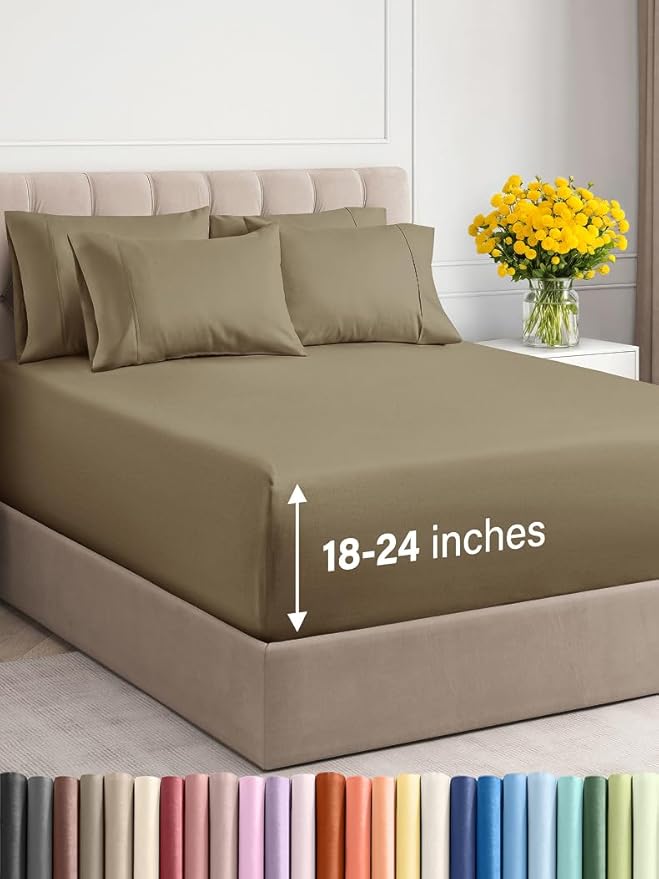 Extra Deep Cal King Sheet Set by CGKUnlimited